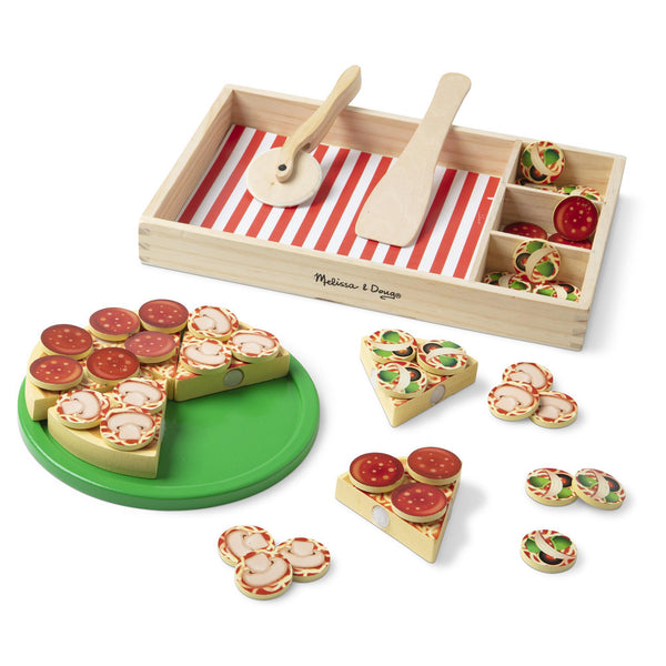 Wooden Pizza Party Play Set