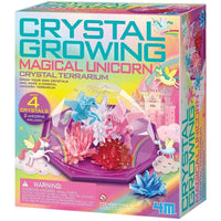 Crystal Growing Magical Unicorn Terrarium
