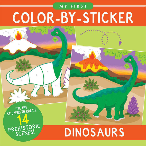 Color By Stickers - Dinosaurs