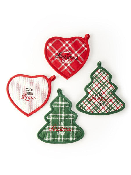 Shaped Holiday Pot Holder Assorted