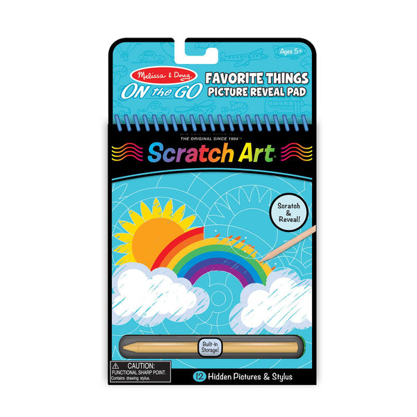 On The Go: Scratch Art Hidden Picture Favorite Things