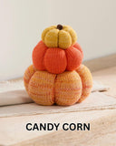 Cozy Knit Pumpkin Stack