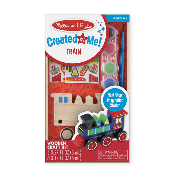 By Me: Wooden Train Craft Kit