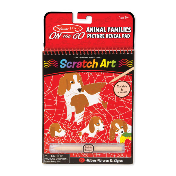 On The Go Scratch Art: Animal Families